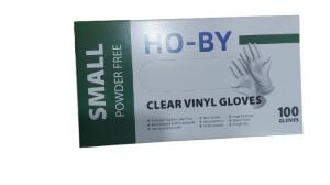 HO-BY Pudrasız Vinil Muayene Eldiveni (Small) 100'lü x 10 Paket - Koli