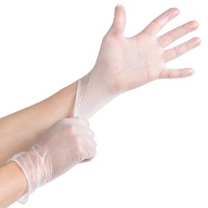 MEDIC GLOVE Pudrasız Vinil (Vinyl) Muayene Eldiveni (Small-Küçük) - 100'lü x 20 Pk - 1 Koli