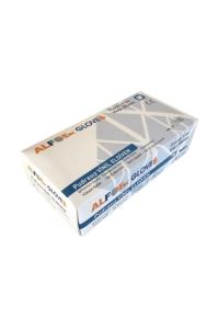 ALFOEx Glove Şeffaf Pudrasız Vinil Muayene Eldiveni 100'lü x 20 Paket - 1 Koli-M