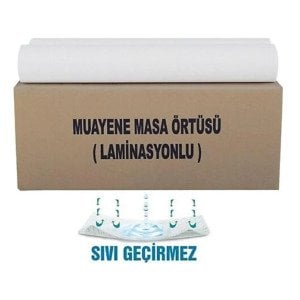 Lamineli Muayene Masa Örtüsü 45m x 50cm Rulo - 12'li