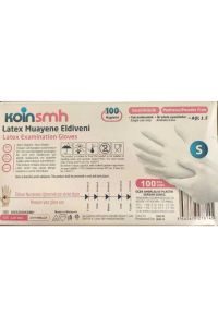 Koinsmh Pudralı Lateks Muayene Eldiveni (Small) 100'lü x 20 Paket / Koli