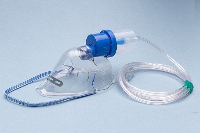 BLUEWELL Yetişkin Oksijen Nebülizatör Maskesi