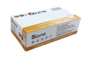 Stone Pudrasız Lateks Muayene Eldiveni (Medium) 100'lü Kutu