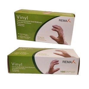 Remax Muayene Eldiveni Pudrasız Vinil (Large) 100'lü