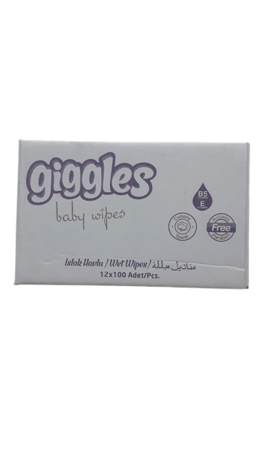 Giggles Klasik Islak Havlu 100'lü x 12 Paket (1200 Adet Islak Mendil)