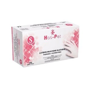 Has-Pet Pudrasız Lateks Eldiven (Small) 100'lü x 20 Paket / Koli