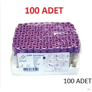 BD Vacutainer Hemogram K2 Edtalı 3 ml Kan Alma Tüpü x (100 ADET)