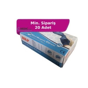 BRP Mavi Pudrasız Nitril Muayene (Large) Eldiveni 100'lü Pk