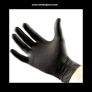 Beybi NJOY Siyah Nitril Pudrasız Muayene Eldiveni (Large) 100'lü x 20 Pk / Koli