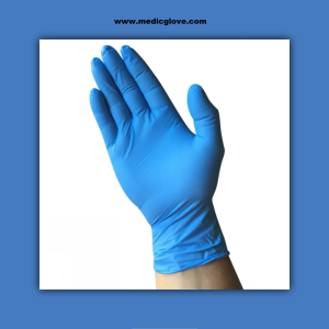 Beybi Strong-5 Mavi Pudrasız Nitril Muayene Eldiveni (Large) 100'lü x 20 Pk / Koli