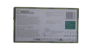 MEDIC GLOVE Mavi Pudrasız Nitril (Large) Muayene Eldiveni 100'lü 10 Pk
