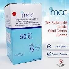 mcc Pudralı Lateks Cerrahi Eldiven (No:6,5)