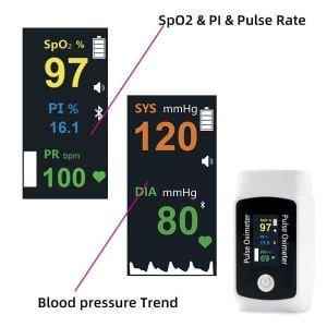 BERRY BM1300 Parmaktan Tansiyon Aleti ve Pulse Oksimetre