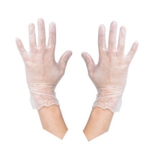 Beybi Pudrasız Vinil (Vinyl) Muayene Eldiveni (Large)  20 Pk / Koli