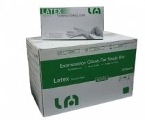 LyncMed Pudrasız Lateks Muayene Eldiveni (Medium) - 10 Paket - 1 Koli