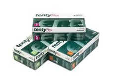 tenty flex Pudrasız Lateks Muayene Eldiveni (Small) - 20 Paket - 1 Koli