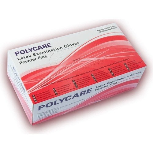 POLYCARE Pudrasız Lateks Muayene Eldiveni (XL) 100'lü x 10 Paket - Koli