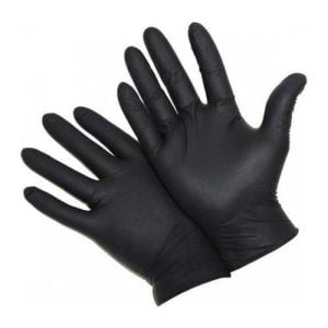 tenty 405 Siyah Pudrasız Nitril  Eldiven (Medium) 100'lü x 20 Paket / Koli