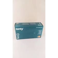 tenty flexa Pudrasız Lateks Muayene Eldiveni (Large) 20 Paket / Koli