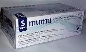 mumu Lateks Pudralı Muayene Eldiveni 100'lü x 20 Paket - 1 Koli (Small)