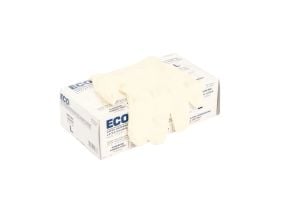 ECO Pudrasız Lateks Eldiven (Large) 100'lü x 20 Paket / Koli