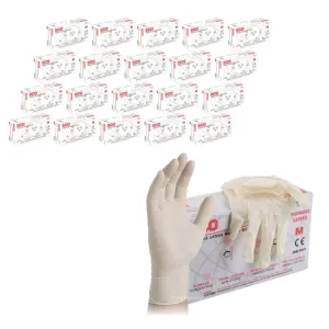 ECO Pudrasız Lateks Muayene Eldiveni (Medium) 100'lü Paket