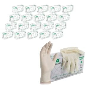 ECO Pudrasız Lateks Muayene Eldiveni (Small) 100'lü Paket
