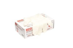 ECO Pudrasız Lateks Muayene Eldiveni (Medium) 100'lü 20 Paket / Koli