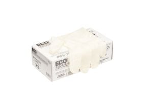 ECO Pudrasız Lateks Muayene Eldiveni (XS) - 20 Paket / Koli