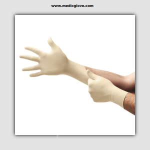 GLODIS Pudralı Lateks Muayene Eldiveni (Medium) 100'lü x 20 Paket / Koli