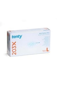 tenty 303 Mavi Nitril Pudrasız Muayene Eldiveni (Large) 100'lü x 20 Paket - 1 Koli